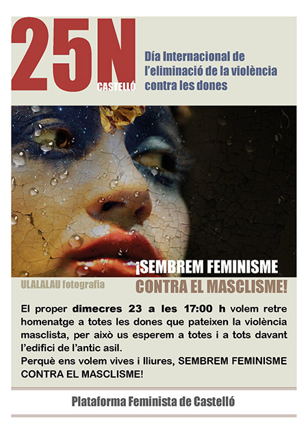 Plataforma Feminista convoca manifestación 25N Plataforma Feminista convoca manifestación 25N
