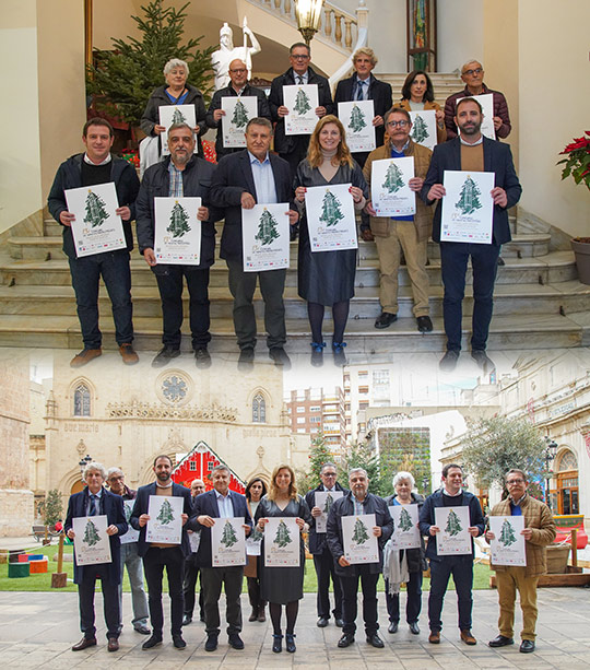 El Ayuntamiento acoge la presentación de los XIII Premios Jesús Medrano-Ciudad de Castelló de tarjetas de Navidad