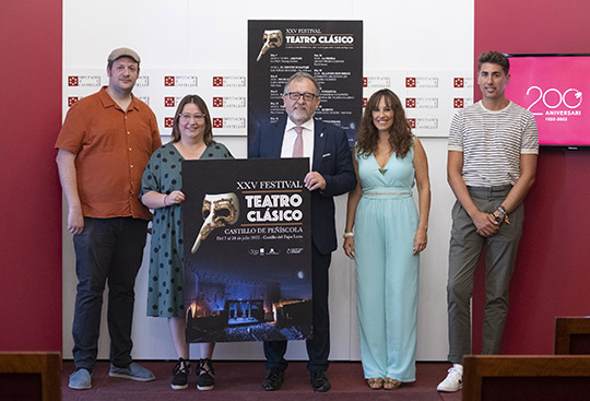 La Diputación de Castellón impulsa un cartel de gran nivel para el Teatro Clásico del Castillo de Peñíscola por su 25 aniversario