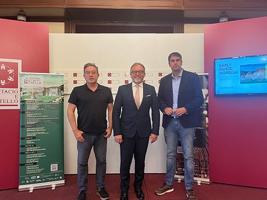 La Diputación de Castellón acoge la presentación de la XI edición del festival Early Music Morella