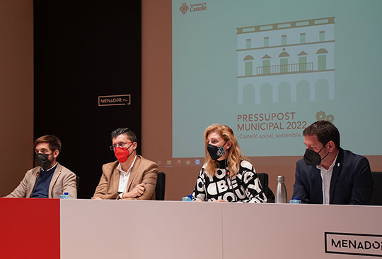 Castelló contempla 22,96 millones en inversiones reales para 2022, un 135% más que en 2015