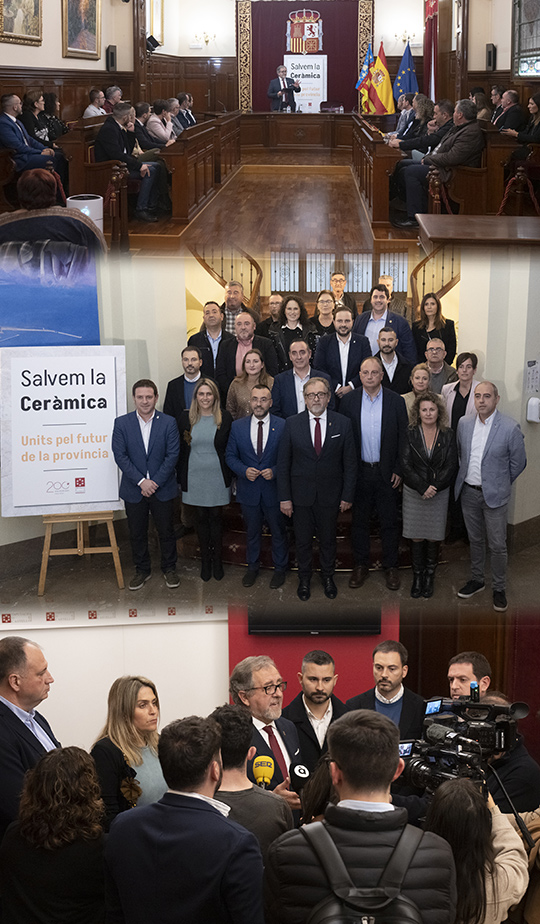 José Martí firma ‘Salvem la ceràmica’ con los alcaldes y alcaldesas del clúster y manifiesta que espera buenas noticias a lo largo del mes de diciembre
