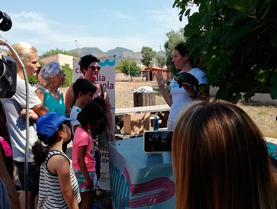 Castelló celebra un taller sobre tortugas al Molí la Font con una treintena de participantes