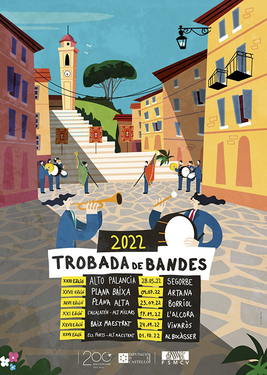 La Diputación de Castellón destina 51.000 euros a la ´Trobada de Bandes´ para promover y promocionar la cultura musical en la provincia La Diputación de Castellón destina 51.000 euros a la ´Trobada de Bandes´ para promover y promocionar la cultura musical en la provincia