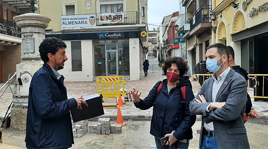 La Diputación destinó 877.000 euros en 2021 a Almenara y Alfondeguilla, triplicando ampliamente la inversión de 2019