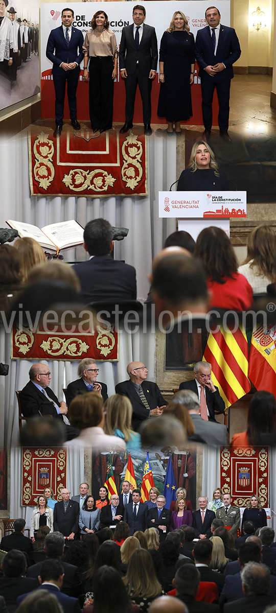 Marta Barrachina ensalza “el compromiso de los castellonenses con la defensa de la Constitución”  y pide respeto para la Comunitat  y la provincia