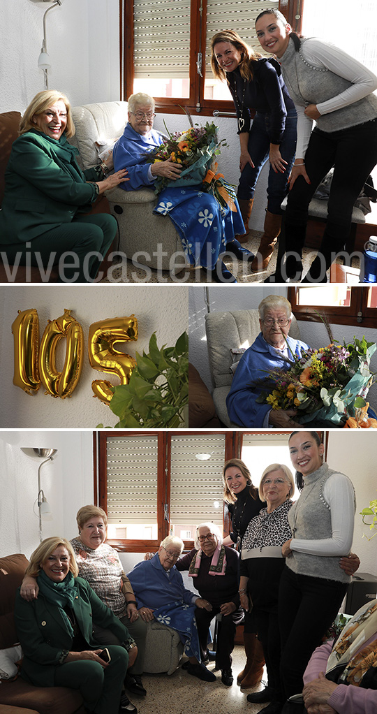 La Alcaldesa felicita a Humildad Agut Escrig por su 105 cumpleaños La Alcaldesa felicita a Humildad Agut Escrig por su 105 cumpleaños
