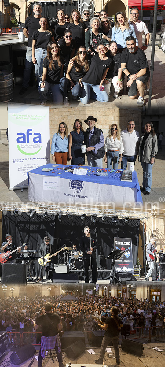 La alcaldesa se suma al evento solidario por el aniversario del Bar del Mercat cuya recaudación es a beneficio de AFA