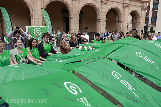 Cuestación anual de la Asociación Española Contra el Cáncer en Castelló