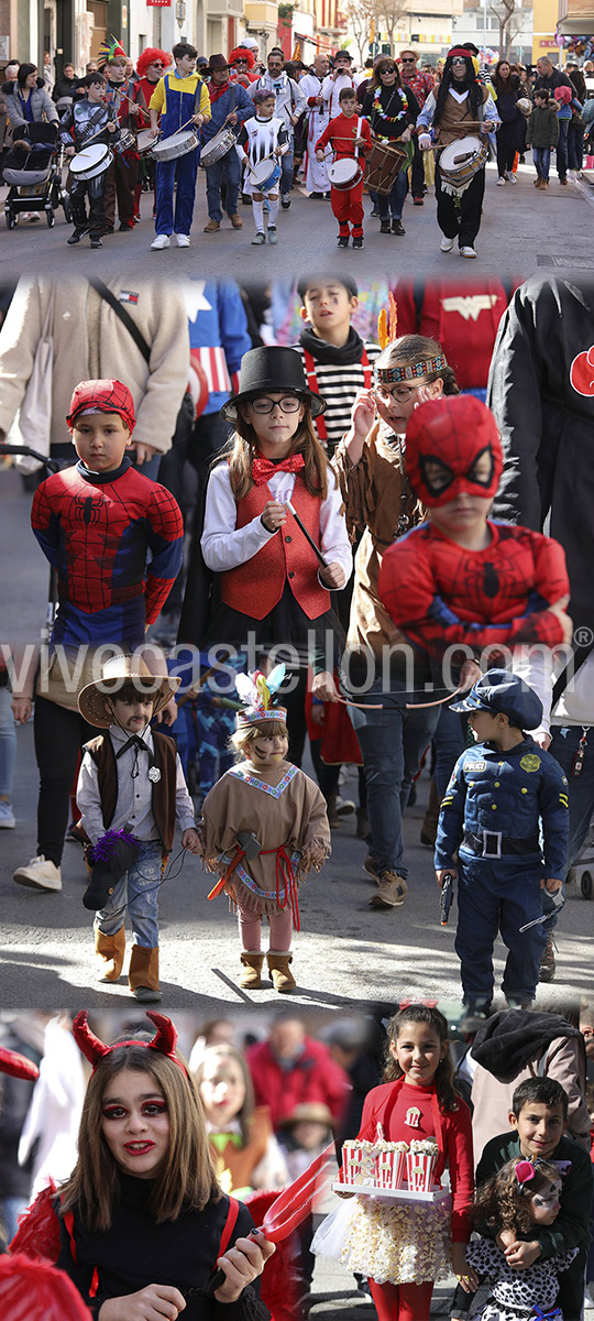 Desfile infantil en el Carnaval del Grau de Castelló