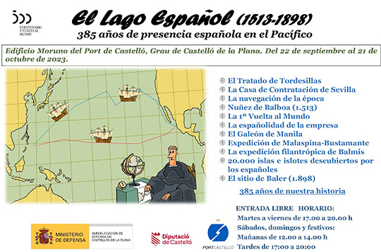 Exposición “El Lago español (1513-1898) 385 años de presencia española en el Pacífico”