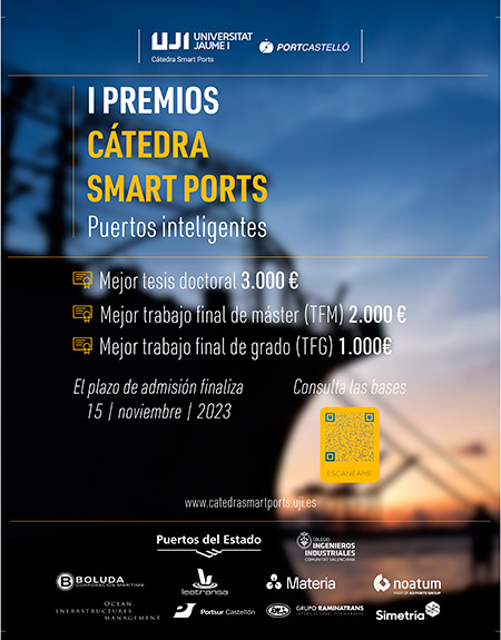 La Universitat Jaume I convoca la primera edición de los Premios Cátedra Smart Ports