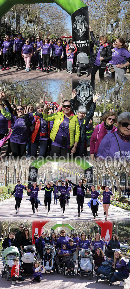 4.000 mujeres unidas en la Cursa del 8-M en Castelló