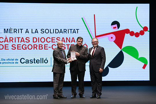 Gala del Día de la Provincia, Mérito Solidario: Cáritas Segorbe-Castellón