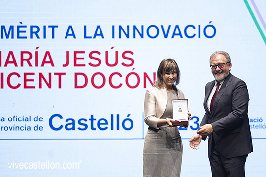 Gala del Día de la Provincia, Mérito Innovador: María Jesús Vicent Docón