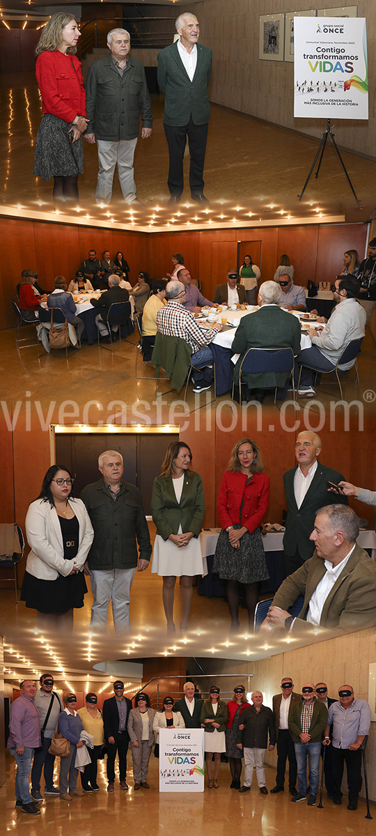 Desayuno a Ciegas, evento organizado en el marco de la  Semana Social de la ONCE