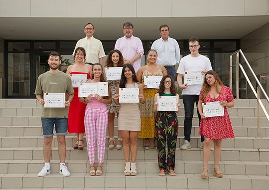 La UJI entrega los diplomas al estudiantado de Máster ELIT por su participación en el proyecto internacional Virtual Business Professional