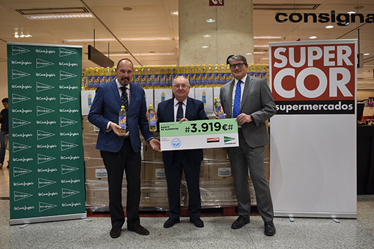 El Corte Inglés dona más de 1.800 litros de aceite al Banco de Alimentos de Castelló 