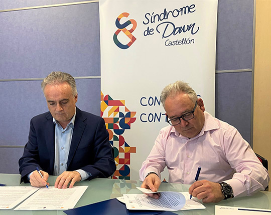 Grupo Gimeno firma un convenio de colaboración con la Asociación y la Fundación Síndrome de Down de Castellón 