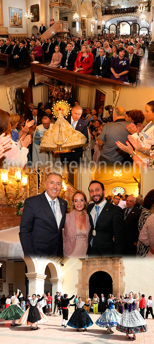 Traspaso de medallas a los 28 nuevos miembros de la Junta de Gobierno de la Real Cofradía Nuestra Señora del Lledó