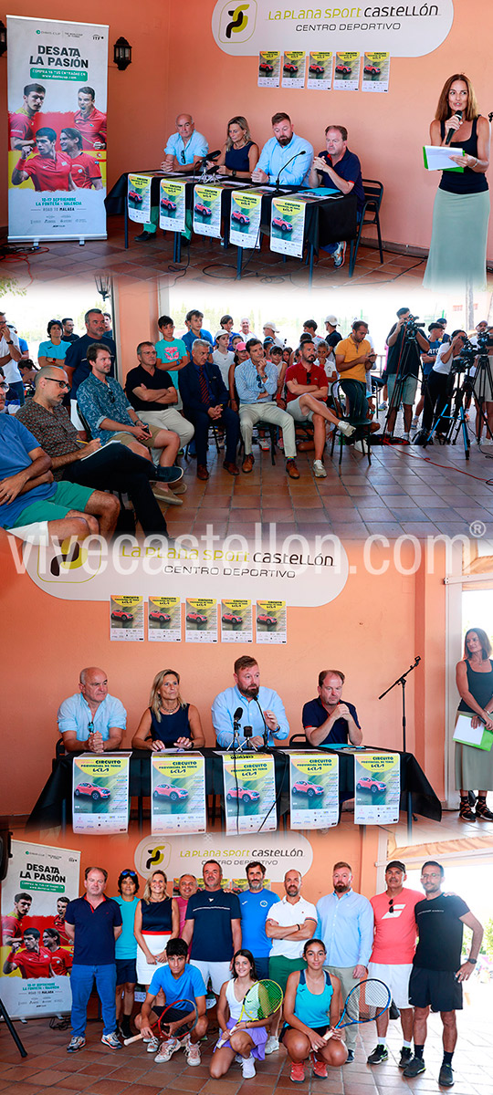 Presentación del Circuito Provincial de Tenis, trofeo Automoción Cano Kía Presentación del Circuito Provincial de Tenis, trofeo Automoción Cano Kía