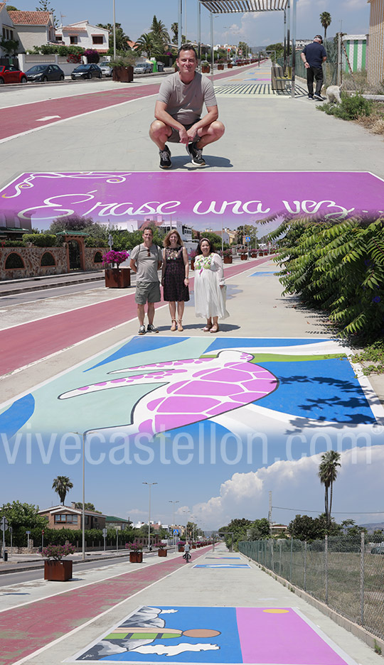 El Grau, escenario de arte urbano para dinamizar el paseo al mar El Grau, escenario de arte urbano para dinamizar el paseo al mar