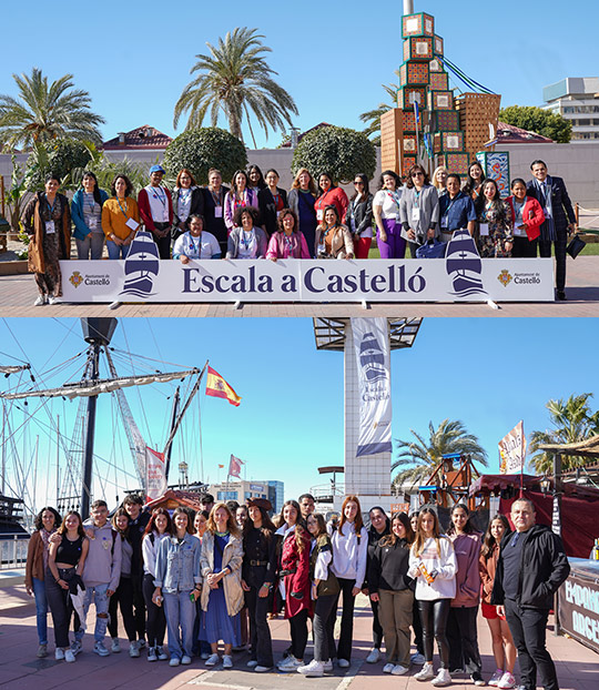 Las embarcaciones participantes en la VI edición de ‘Escala a Castelló’ reciben las últimas visitas