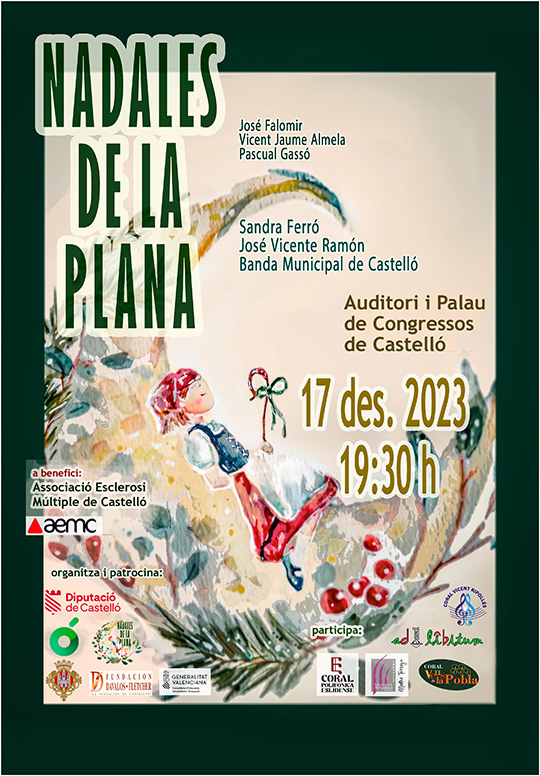 Concierto Nadales de la Plana, 17 de diciembre en el Auditorio de Castellón Concierto Nadales de la Plana, 17 de diciembre en el Auditorio de Castellón