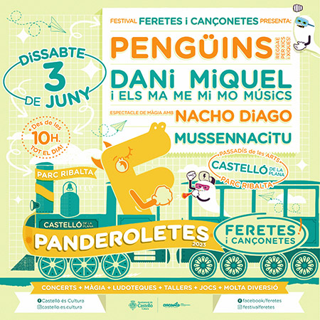 Pengüins y Dani Miquel encabezan el festival ‘Panderoletes’ con música para toda la familia