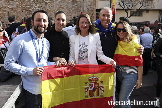 Concentración del Partido Popular contra la amnistía en Castellón