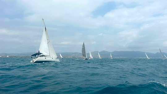 Isabel, Oceánico y Lluna, vencedores de la Regata del Carmen Isabel, Oceánico y Lluna, vencedores de la Regata del Carmen