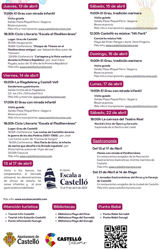 Castelló celebra Semana Santa y Pascua con una veintena de actividades Castelló celebra Semana Santa y Pascua con una veintena de actividades