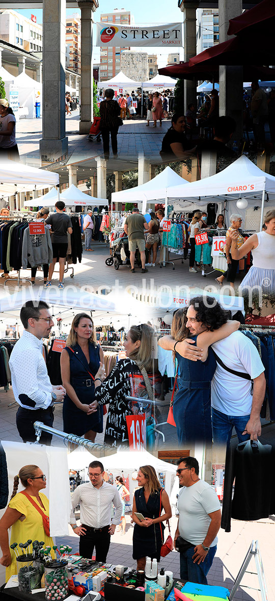 La alcaldesa Begoña Carrasco traslada el apoyo de su gobierno al tejido comercial en la feria Street Market 
