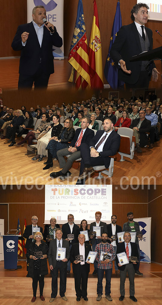 Acto de entrega de los VI Premios TurisCOPE Castellón Acto de entrega de los VI Premios TurisCOPE Castellón