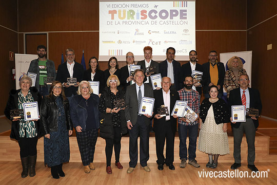 Acto de entrega de los VI Premios TurisCOPE Castellón 