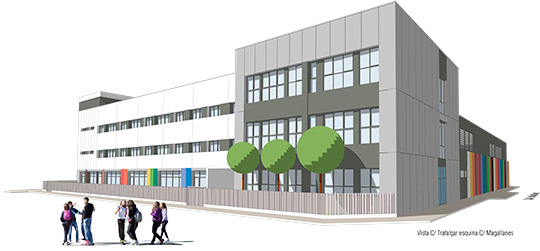 Inicio de las obras del nuevo colegio Juan Sebastián Elcano en el Grao de Castellón Inicio de las obras del nuevo colegio Juan Sebastián Elcano en el Grao de Castellón