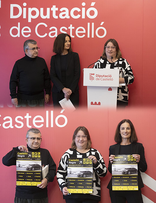 La Diputación de Castellón acoge la presentación del XIV Festival de género policíaco “Castelló Negre”