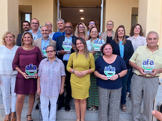 El Ayuntamiento de Castellón traslada su apoyo a la asociación provincial de alzheimer en el 25 aniversario de su fundación