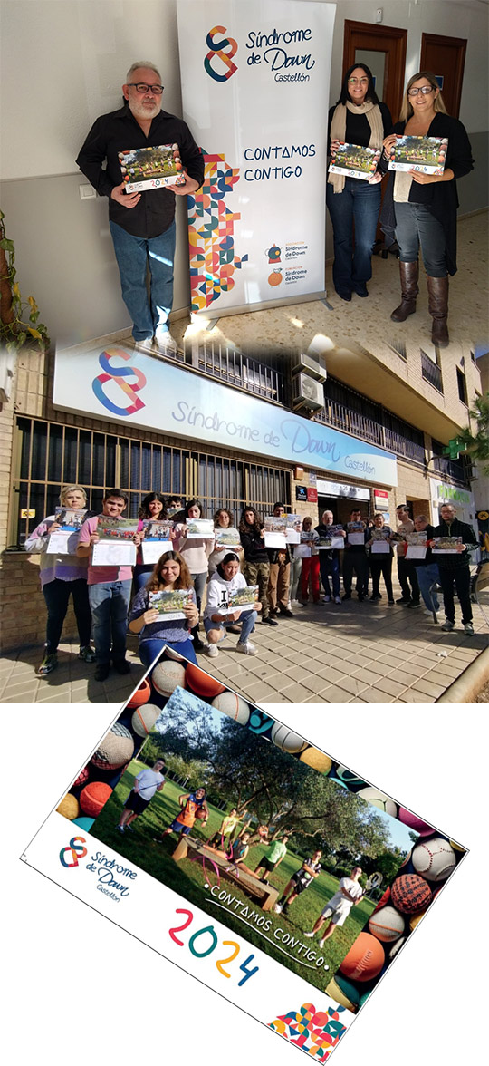 El Deporte inclusivo en el Calendario Solidario 2024 de Síndrome de Down Castellón