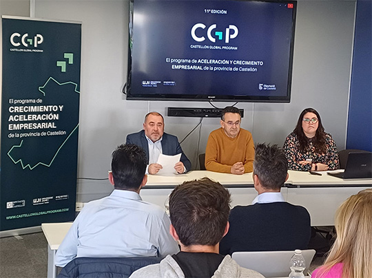 Espaitec, Parque Científico y Tecnológico de la Universitat Jaume I, impulsa la aceleración empresarial de 9 empresas de Castellón en la 11ª edición de Castellón Global Program