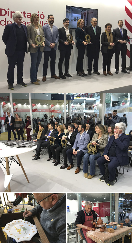 Castellón, Onda y Ribesalbes copan los actos oficiales de la provincia en Cevisama uniendo tradicción e innovación cerámica Castellón, Onda y Ribesalbes copan los actos oficiales de la provincia en Cevisama uniendo tradicción e innovación cerámica