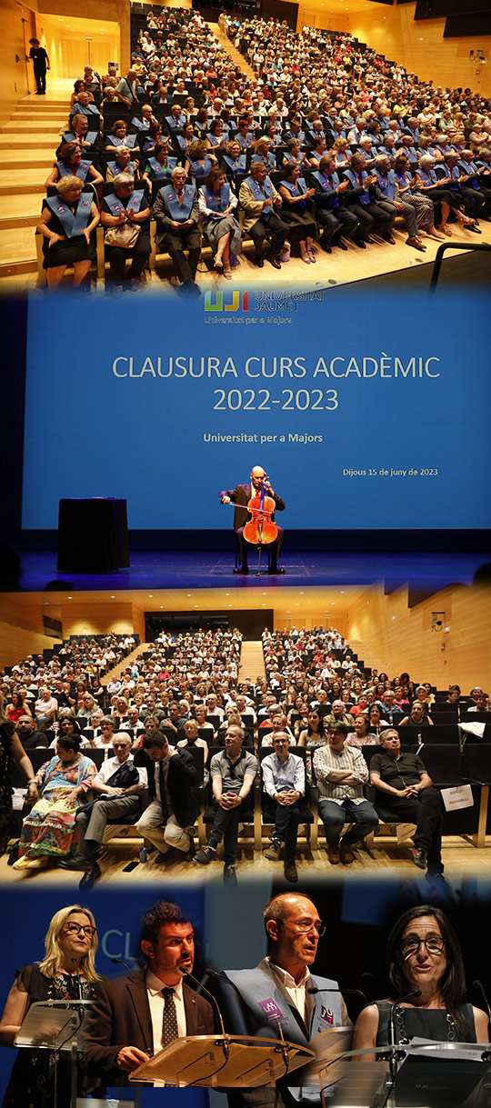 La UJI clausura el curso académico 2022-2023 de la Universidad para Mayores