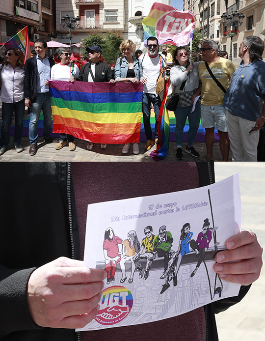 ‘Tolerancia cero con la violencia contra las personas LGTBI+’ en Castelló