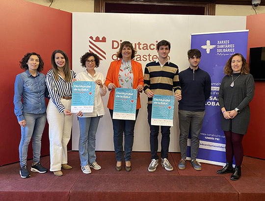La Diputación respalda la celebración del Día Mundial de la Salud promovida por la Red Sanitaria Solidaria de Castellón