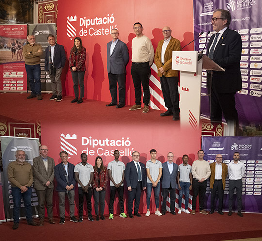 José Martí destaca en la presentación de la European Champion Clubs Cup Cross Country la “apuesta decidida” de la Diputación de Castellón por el deporte