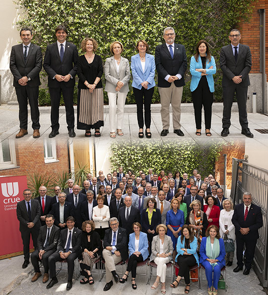 La rectora Eva Alcón es elegida nueva presidenta de Crue Universidades Españolas