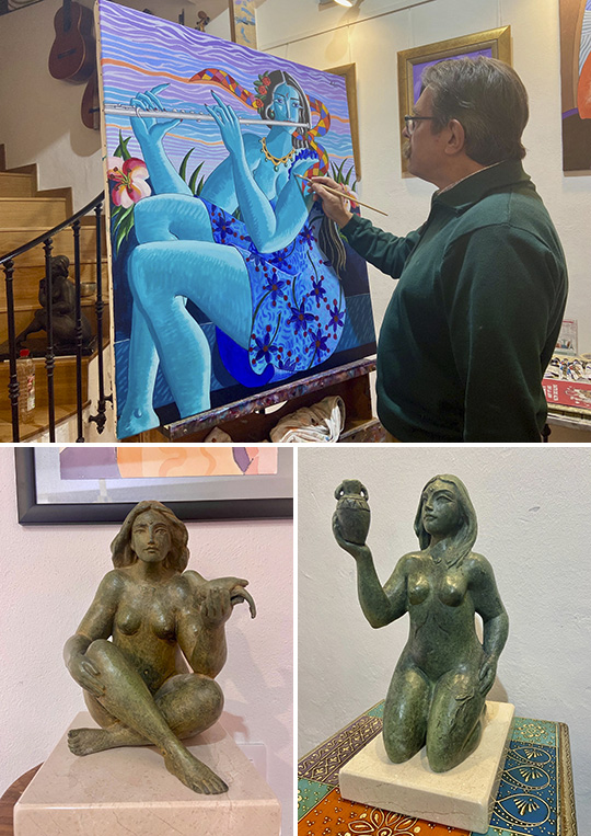 Navidad con Arte XII, exposición de Luis Bolumar