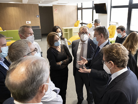 Inauguración del centro oncológico del Hospital Provincial de Castelló