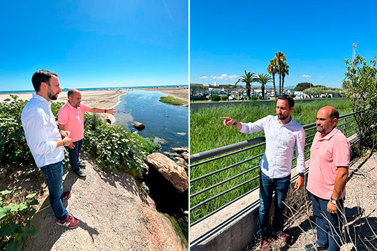 Castellón limpia el barranco de Fraga y el cauce del río Seco de cara a las fuertes precipitaciones de este fin de semana 