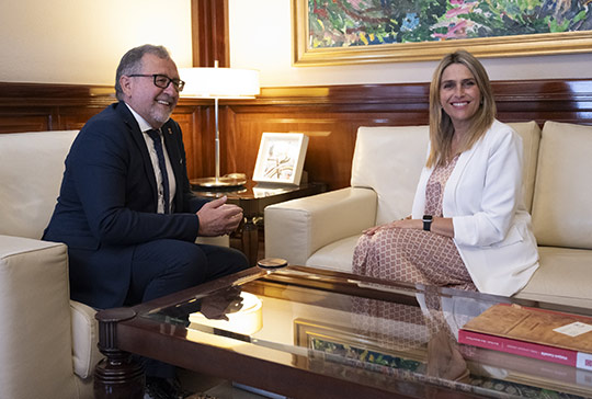 José Martí y Marta Barrachina avanzan en el traspaso de poderes de la Diputación de Castellón que culminará el 5 de julio con la toma de posesión de la nueva presidenta 